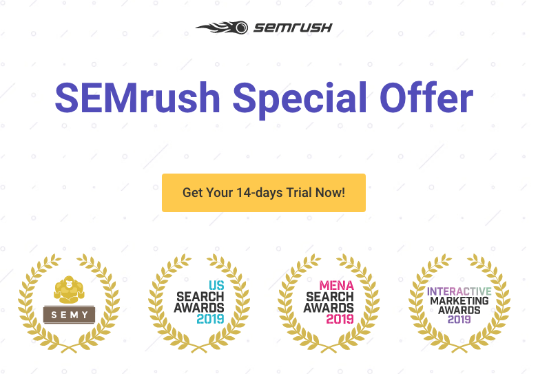 SEMrush 14-day Free Trial